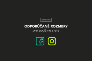 Aké sú odporúčané rozmery pre  sociálne siete Facebook a Instagram?